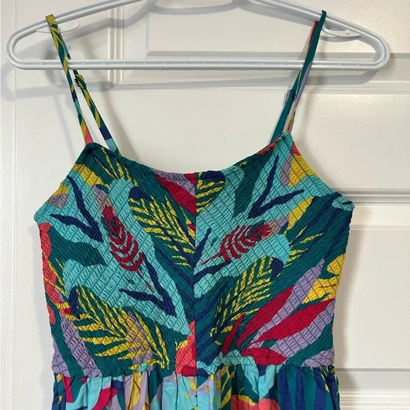 Buffalo David Bitton Multicolor Tropical Wide Leg Vacation Jumpsuit - Picture 10 of 10